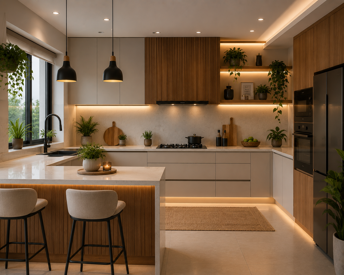 Bright, lofty spaces open up your plant choices