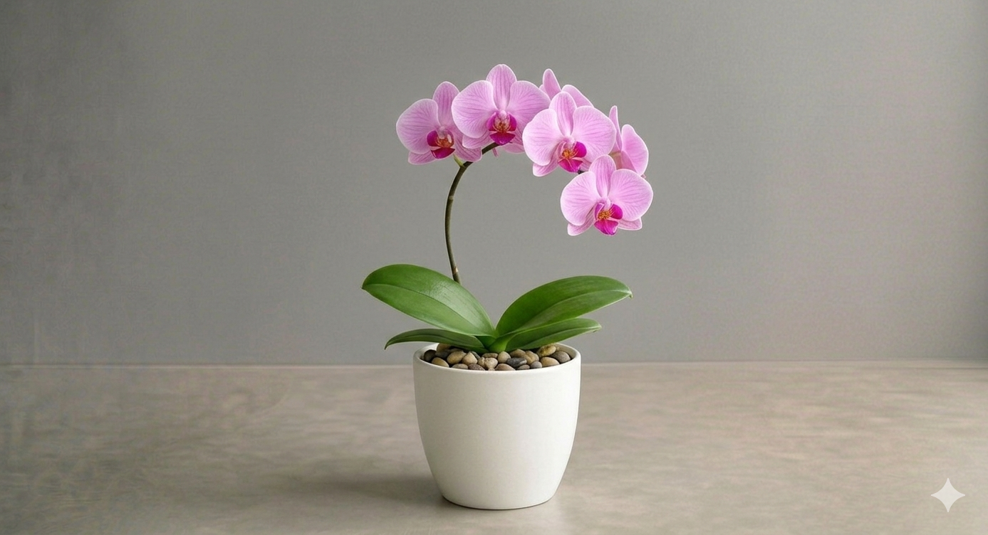 An orchid makes an elegant, long-blooming gift