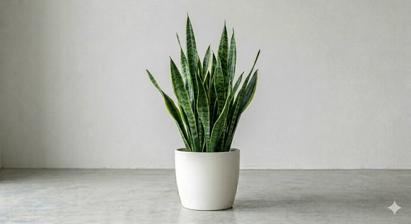 The snake plant is the toughest starter plant there is